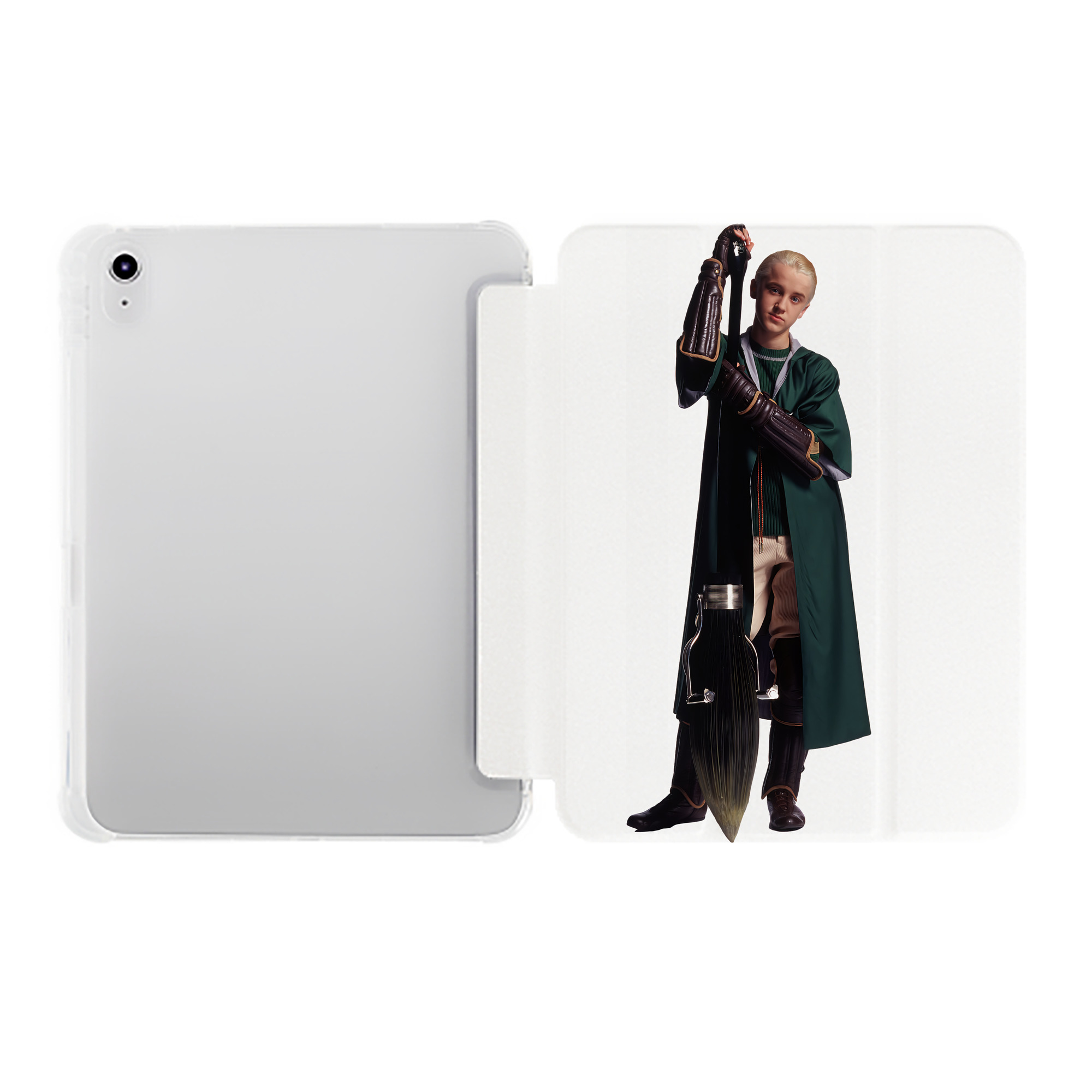 （画像用） Harry Potter ハリー・ポッターシリーズ IPad ケース ペン収納付き 三つ折りスタンド PUレザー×シリコン 対応機種9.5/10.5/10.9インチ